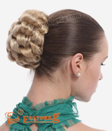 chignon hair piece,synthetic hair buns YS-8046