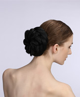 Lady's fake chignon hairpiece, bun hair product 3002A