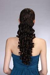 Synthetic curly ponytail hair pieces manufacture YS-8033