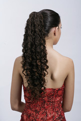 Synthetic afro curly ponytail hair pieces R-26