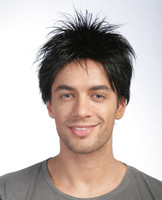 Men's wig,synthetic hair replacement for male 290