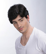 Hair wigs supplier, synthetic men's wig factory  6129