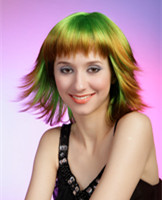 Synthetic costum St.Patrick's day wigs DW109