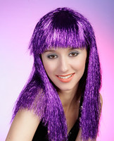 Cheap tinsel party hair wigs  882