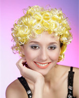 Football fans wig, cheap party hair wigs  7345