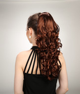 Fake ponytail hair pieces, claw clip in hair YS-8023