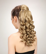 Blond hair drawstring ponytail hair pieces YS-8189