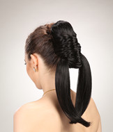 Cospaly horn hairpieces,synthetic braids ponytail hair YS-8181