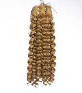 Gold blonde afro curly hair for hair extension  12